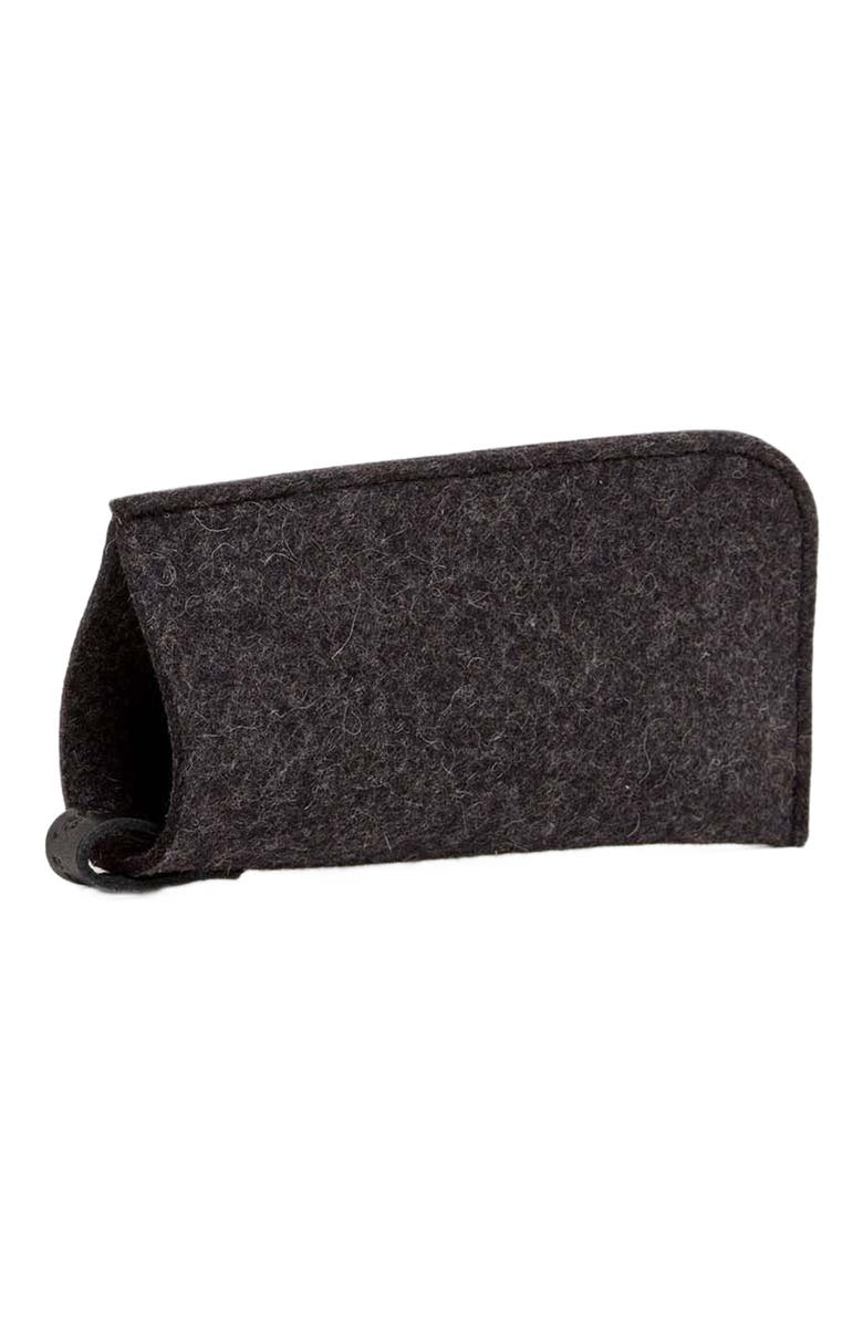 Graf Lantz Classic Merino Wool Eyeglass Sleeve, Alternate, color, Charcoal Black