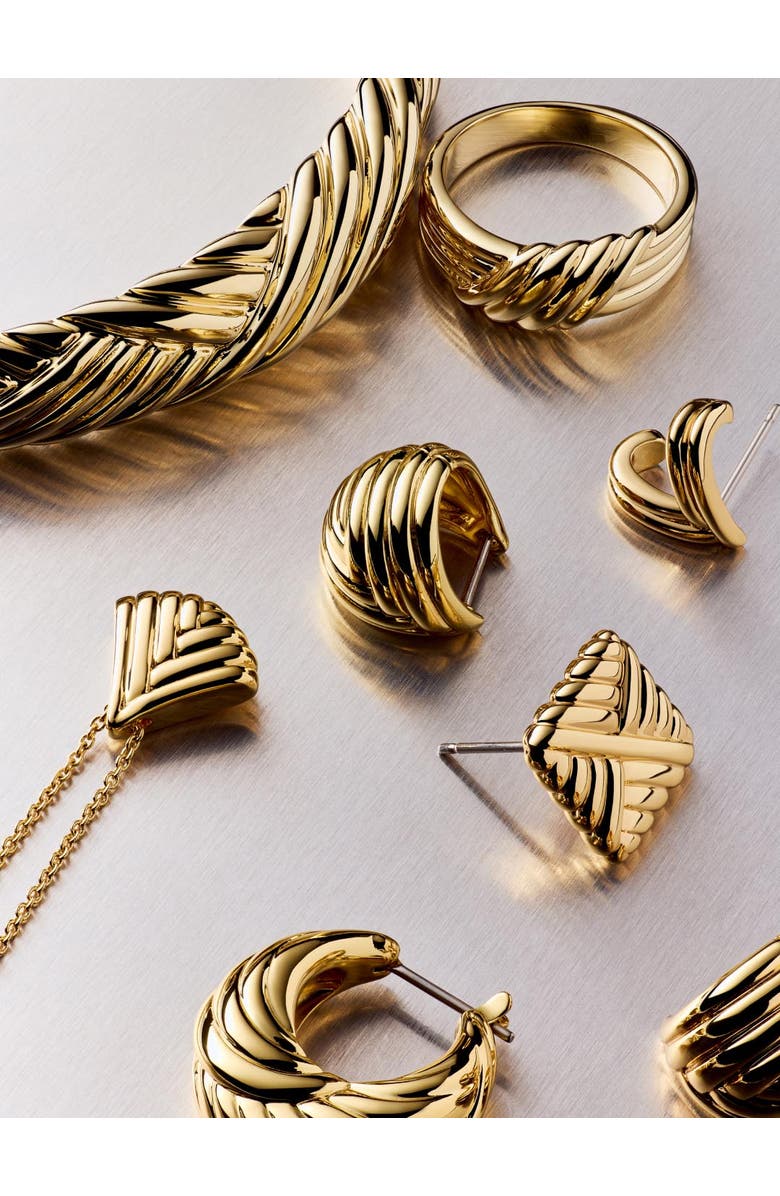 Ana Luisa Gold Cuff Bracelet - Kamilla, Alternate, color, Gold