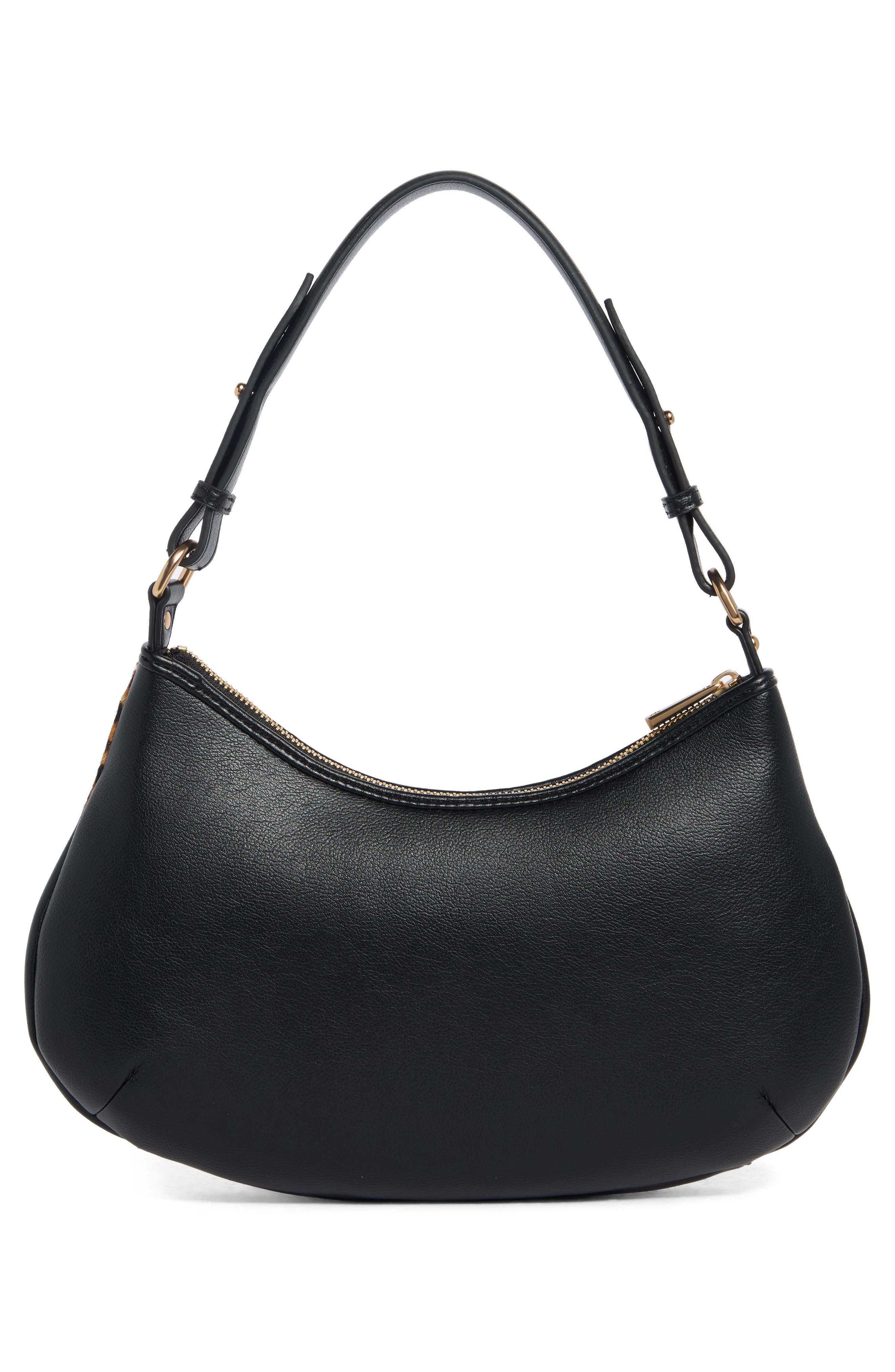 Sam Edelman Nylie Genuine Calf Hair Shoulder Bag, Alternate, color, Black Multi