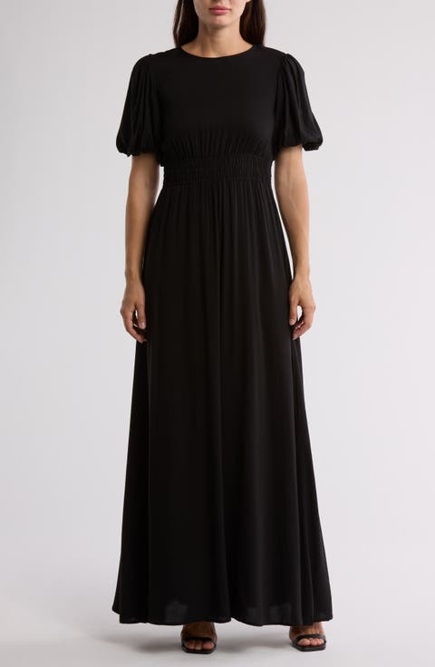 Ophelia Puff Sleeve Maxi Dress