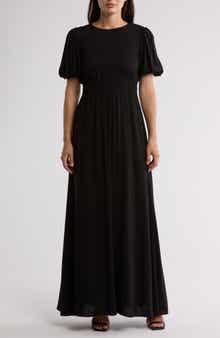 BY DESIGN Ophelia Puff Sleeve Maxi Dress