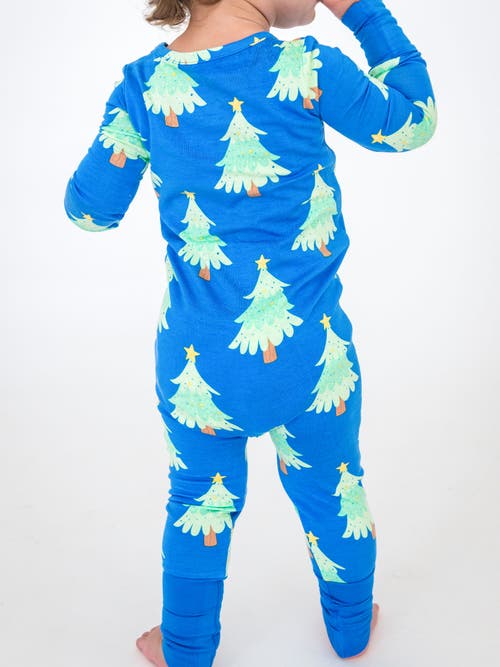 Rufflebutts Softsnooze Convertible One Piece Pajama In Blue