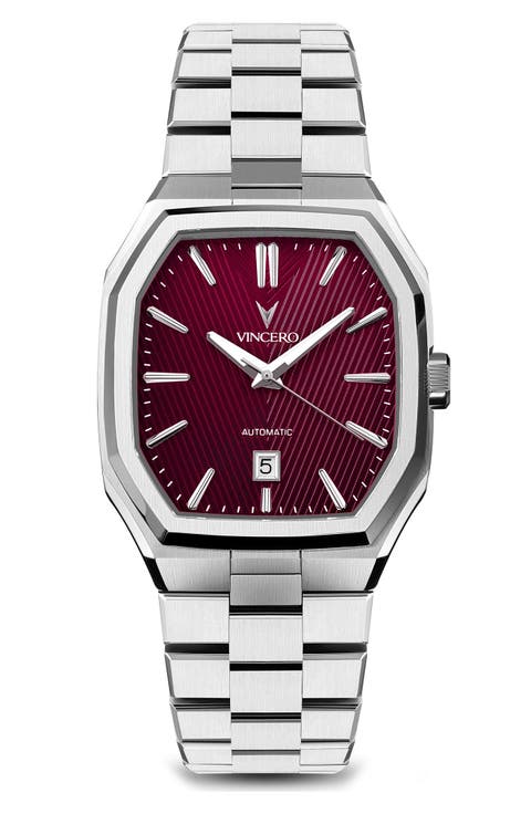 Inception Red Shift Automatic Bracelet Watch, 38mm