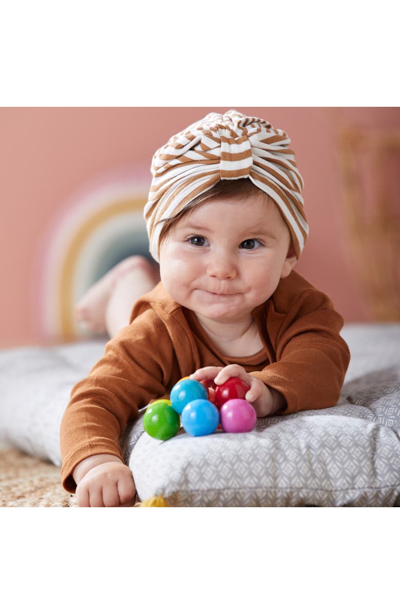 HABA Wooden Baby Teething Toy Magica, Sensory Grasping Rattle for Babies 6-24 Months, Safe & Colorful Sensory Toys for Babies and New Baby Gift, Alternate, color, Multi