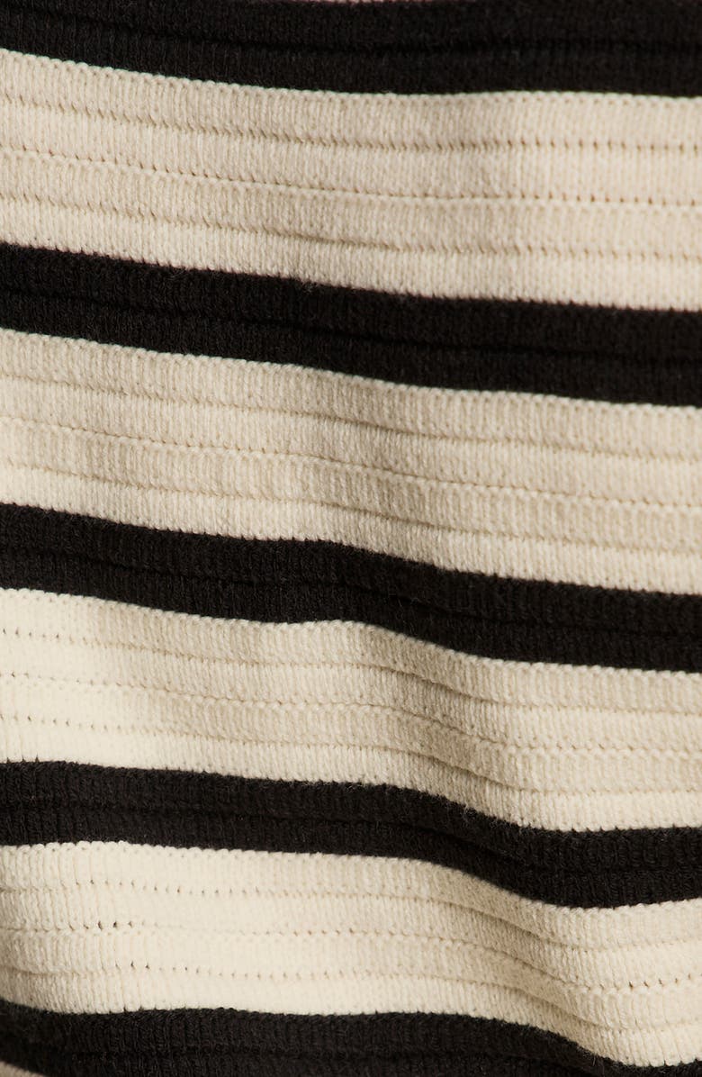 Sanctuary Textured Sweater Vest, Alternate, color, Macrame/ Black Stripe 3