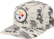 New Era Men's New Era White Pittsburgh Steelers Tropics 19TWENTY Adjustable Hat