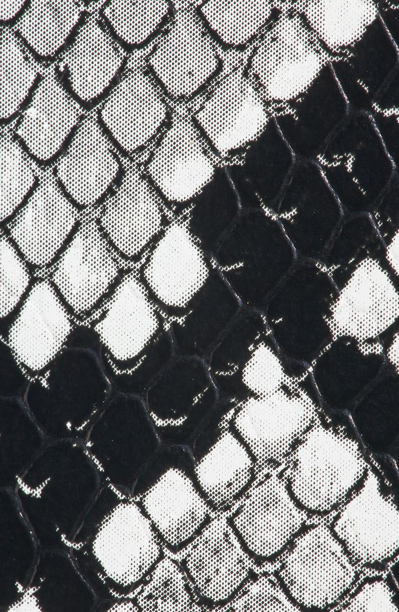 Halogen<sup>®</sup> Women's Metallic Snake Print Belt, Alternate, color,