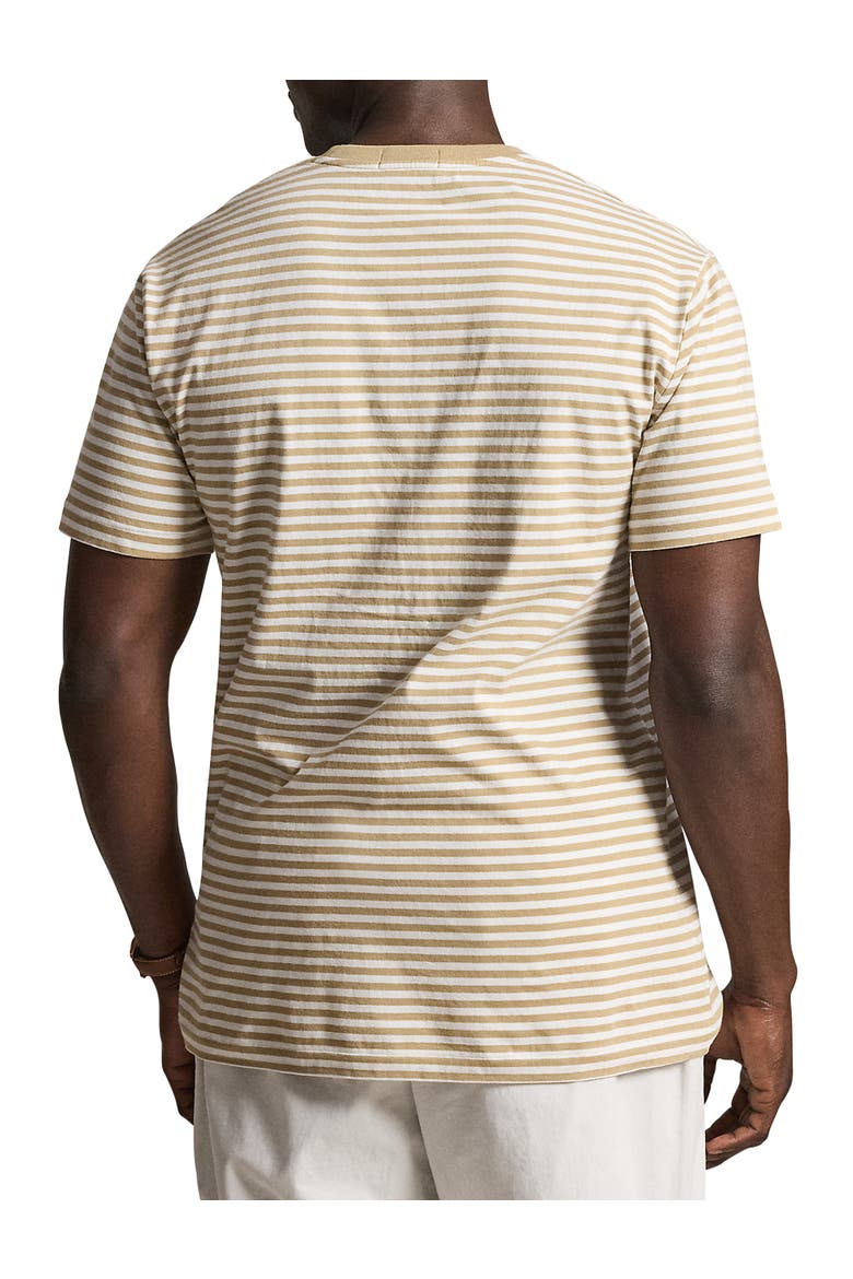 Big & Tall Striped Pony T-Shirt, Alternate, color, VINTAGE KHAKI WHITE