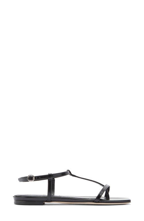 Aeyde Ella Leather Sandals In Black