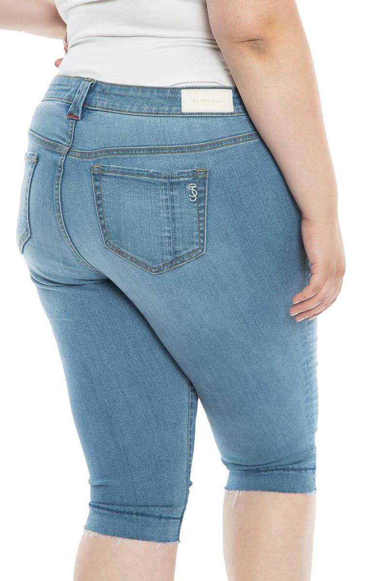 SLINK Jeans New Pirate Capri Jeans, Alternate, color, 