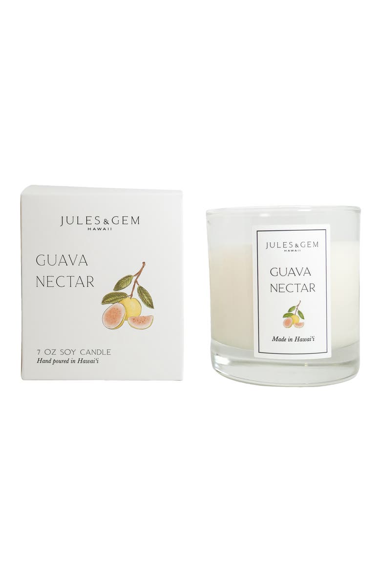 Scented Soy Wax Candle, Alternate, color, GUAVA NECTAR