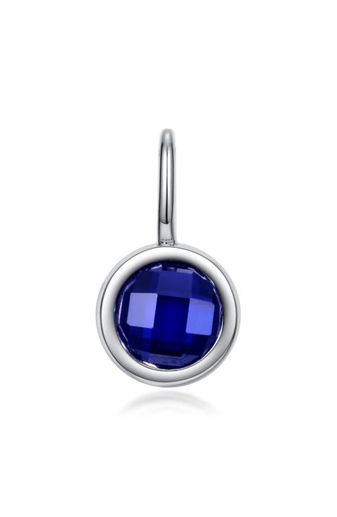 Simulated Birthstone Pendant