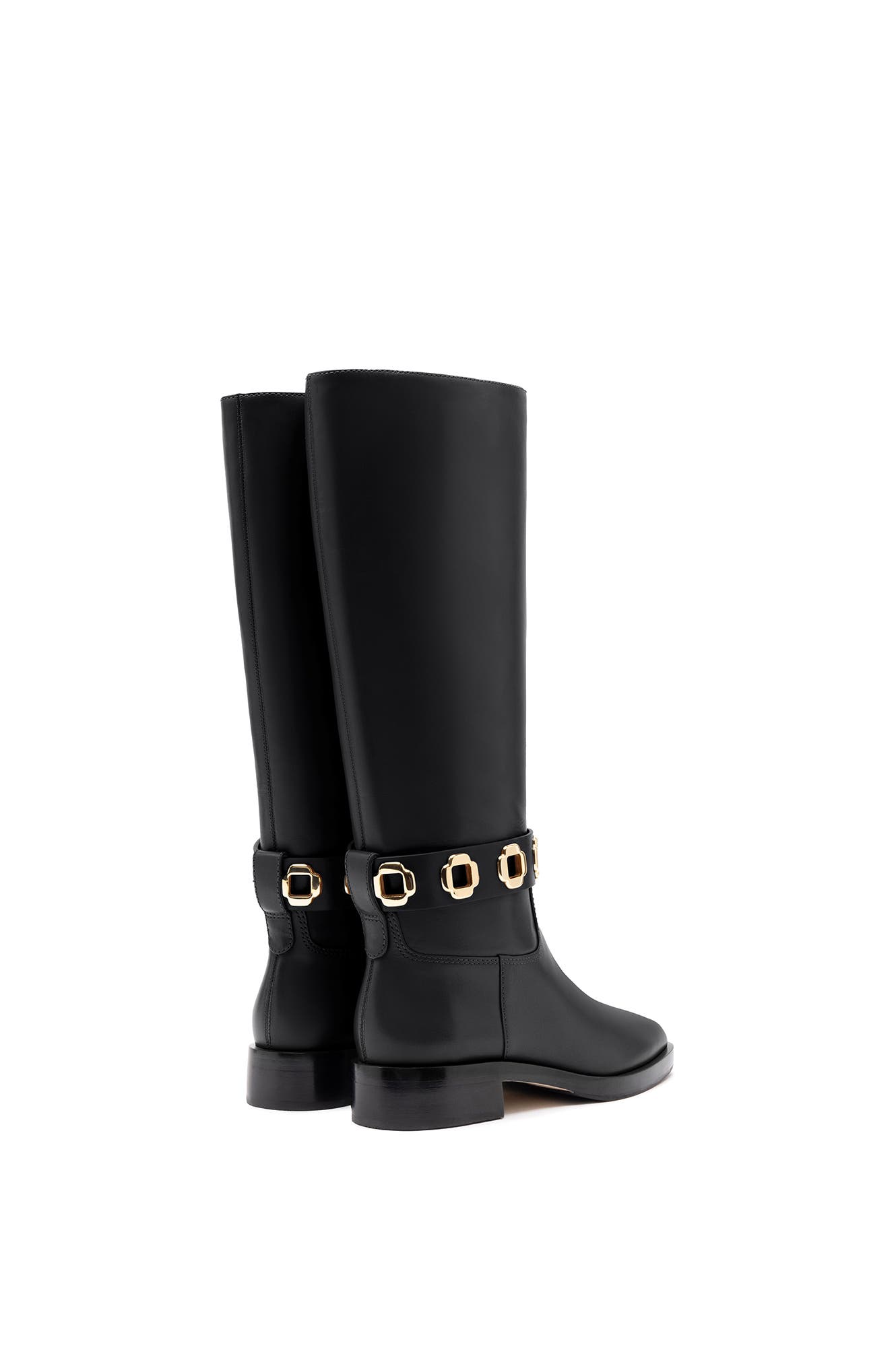 Larroudé Milan Flat Boot, Alternate, color, 