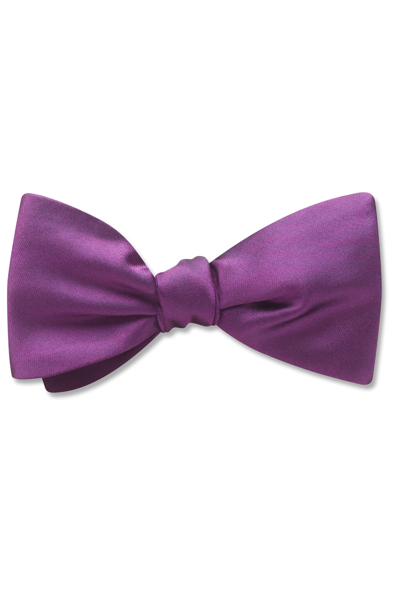 Somerville Plum Bow Tie, Main, color, Standard Self-Tie