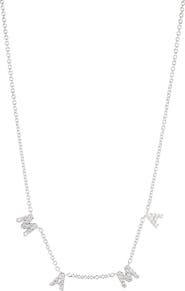 Nadri Mama Pavé Shaky Pendant Necklace