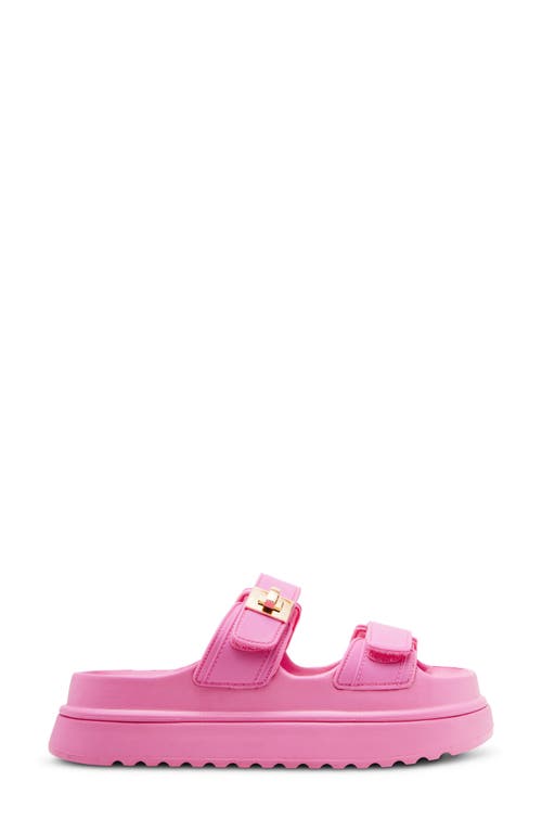 Steve Madden Bigschmona Platform Sandal In Pink