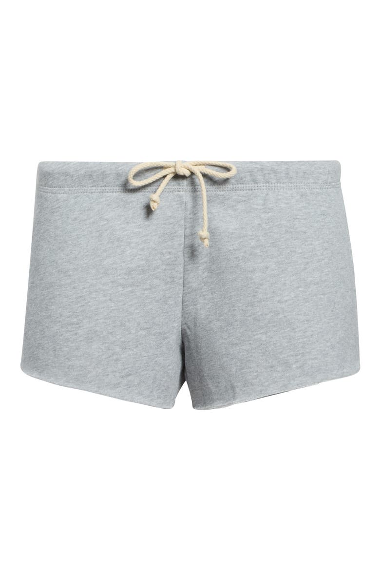 x Fruit of the Loom Fruity Cutoff Cotton Fleece Sweat Shorts, Alternate, color, HEATHER GREY