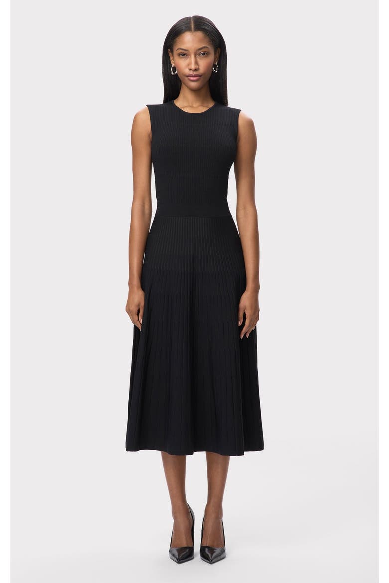The Cassia Dress, Main, color, BLACK