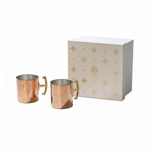 Copper Moscow Mule Mugs (Set of 2 in gift box)