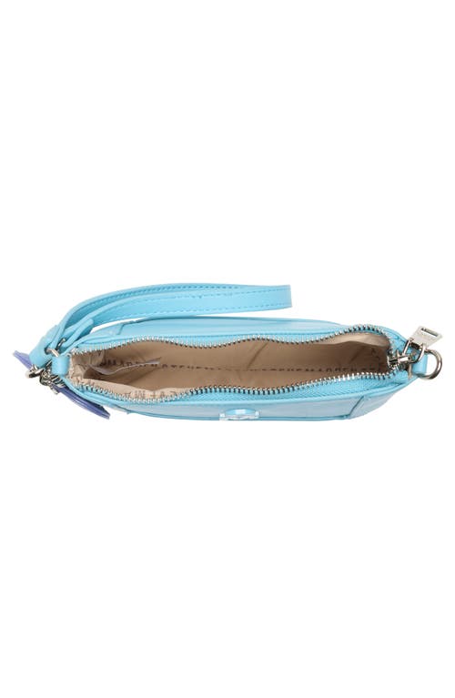 Steve Madden Zip Pouch Wristlet In Blue