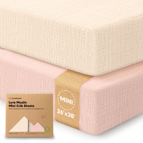 2-Pack Lyra Muslin Mini Crib Sheets
