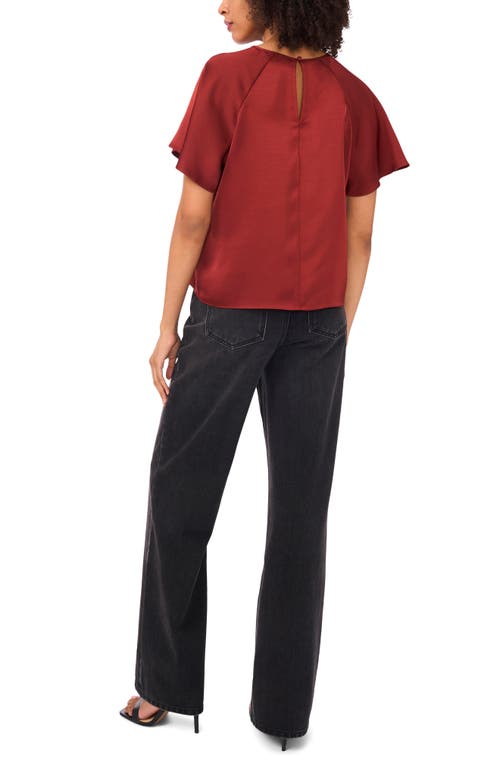 1.state Raglan Sleeve Top In Red