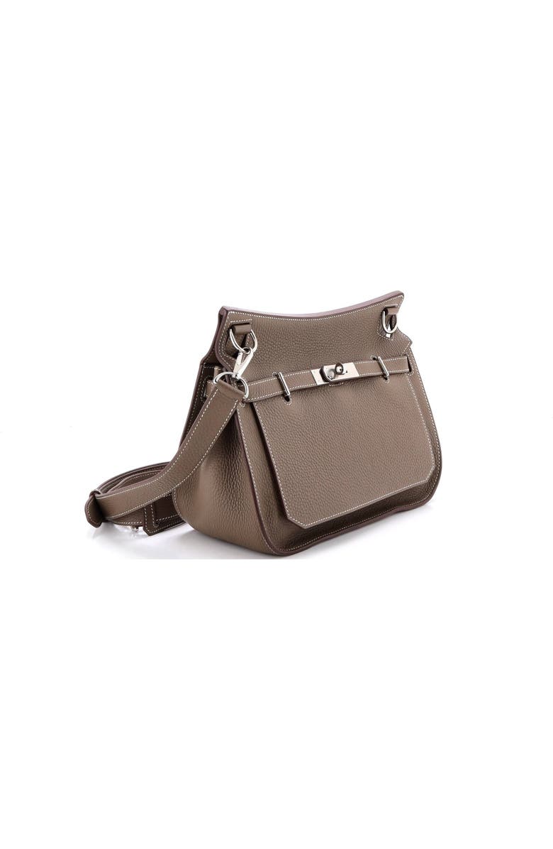 Pre-Owned Hermes Jypsiere Bag Clemence 28, Alternate, color, Etoupe