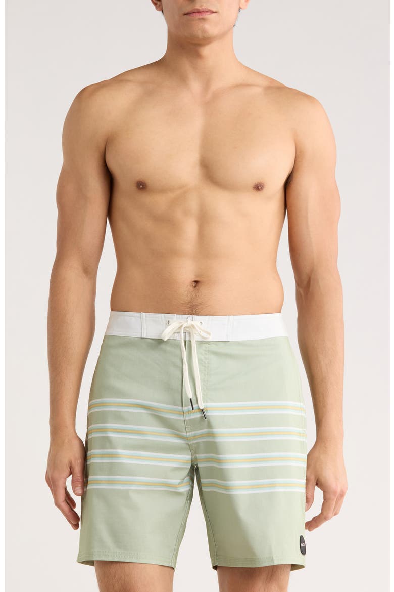 County Line Swim Trunks, Main, color, LIGHT OLIVE