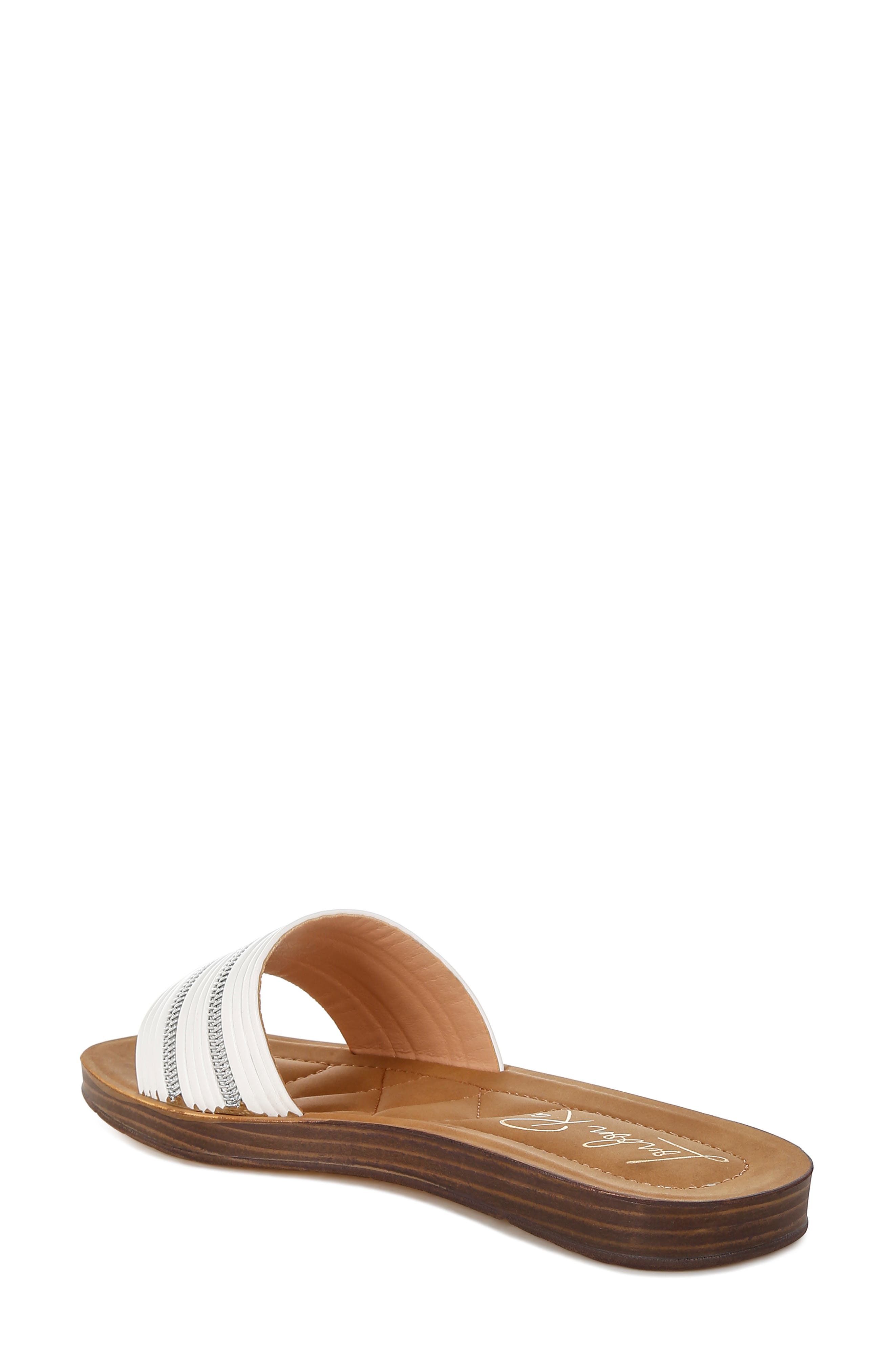 LONDON RAG Zosaya Slide Sandal, Alternate, color, White