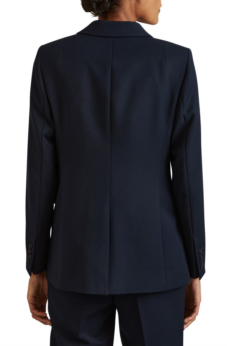 Gabi Peak Lapel Blazer, Alternate, color, BLACK