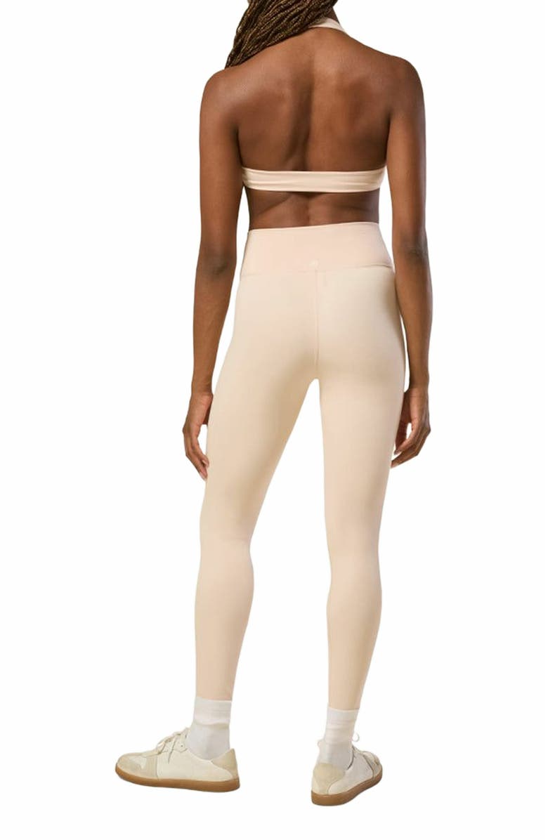 WeWoreWhat Ruched V-legging, Alternate, color, Ballet Slipper