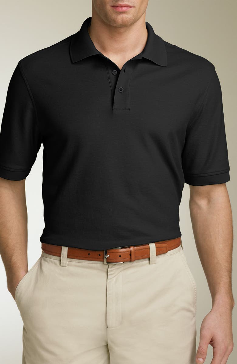 Nordstrom Traditional Fit Fine Piqué Polo, Main, color, 