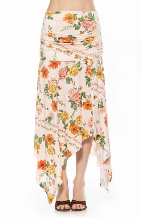 Kennedy Ruched Slit Maxi Skirt