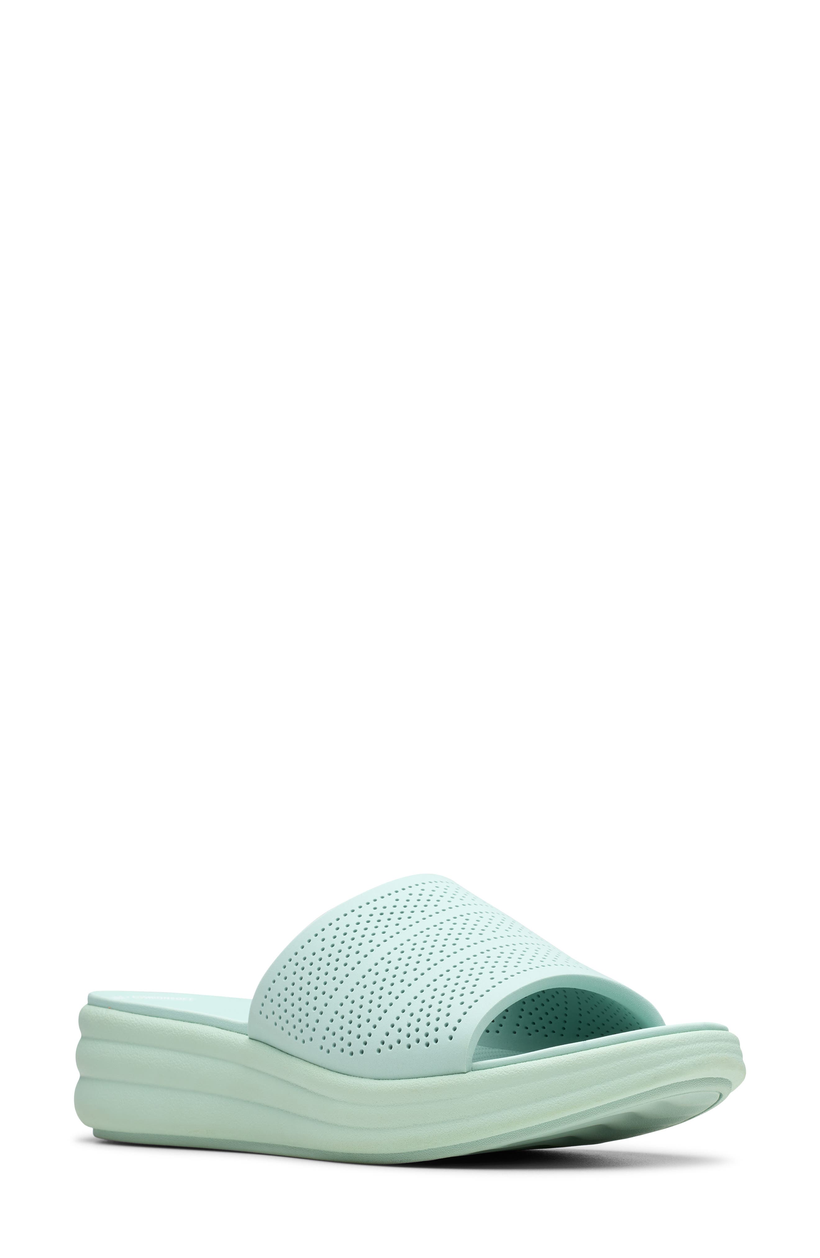 Clarks® Drift Twist Wedge Slide Sandal