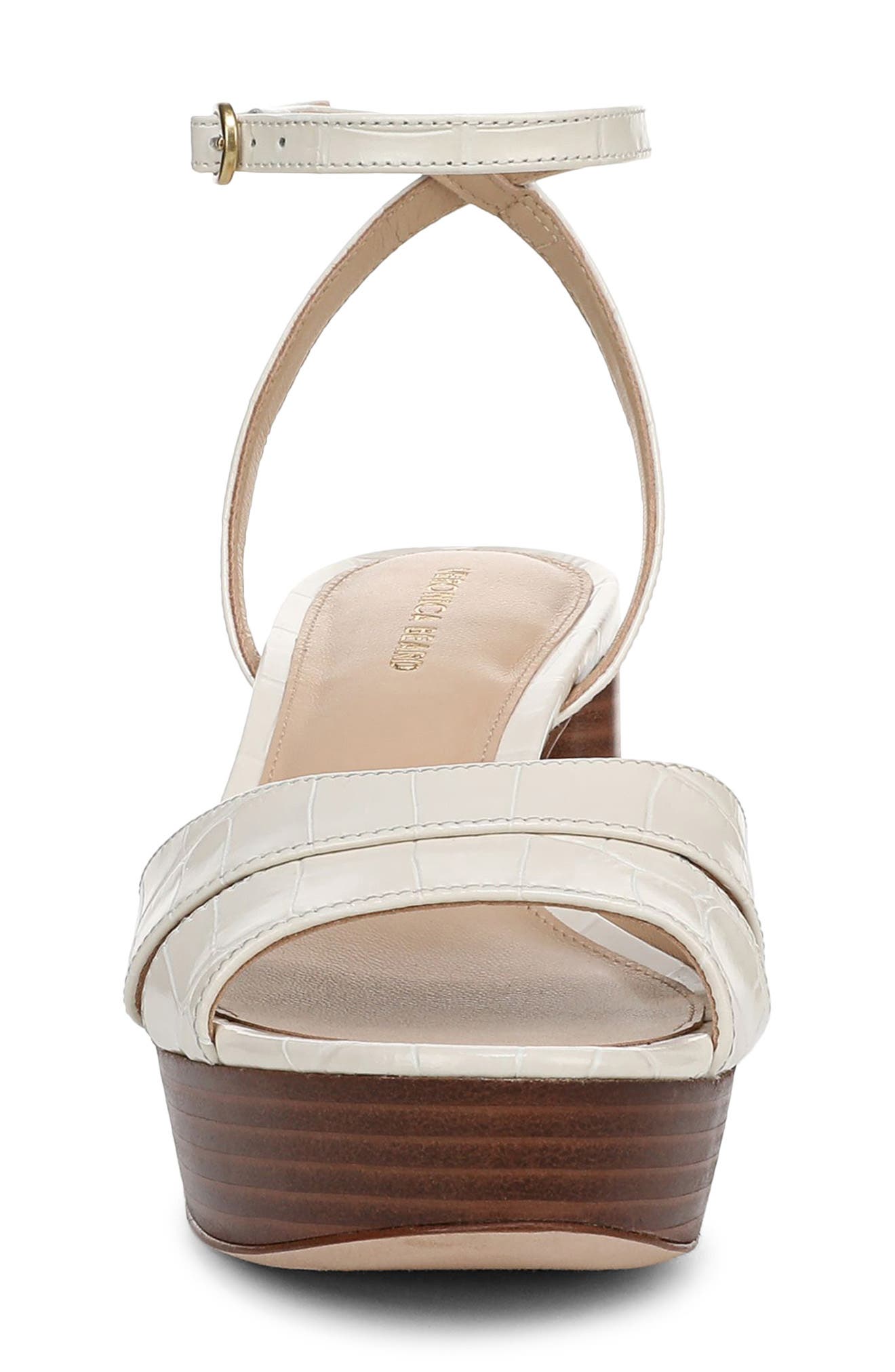 Drina Ankle Strap Platform Sandal, Alternate, color, IVORY