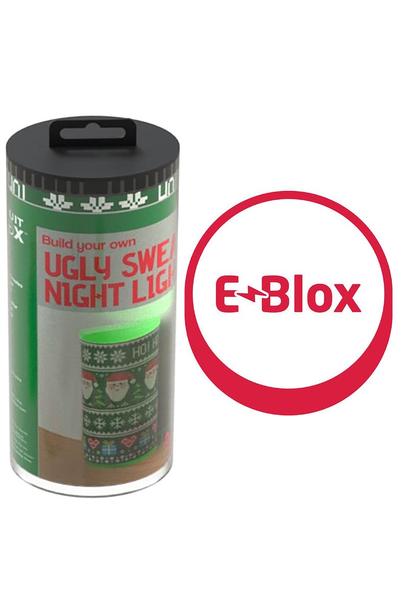 E-Blox Power Blox Byo, Holiday Night Light Ugly Sweater, Ages 5+, Alternate, color, Multicolored