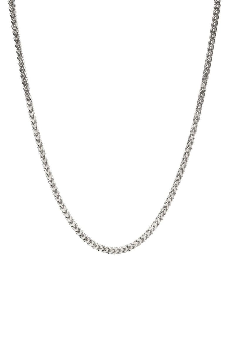Sterling Silver Snake Chain Necklace, Main, color, SILVER