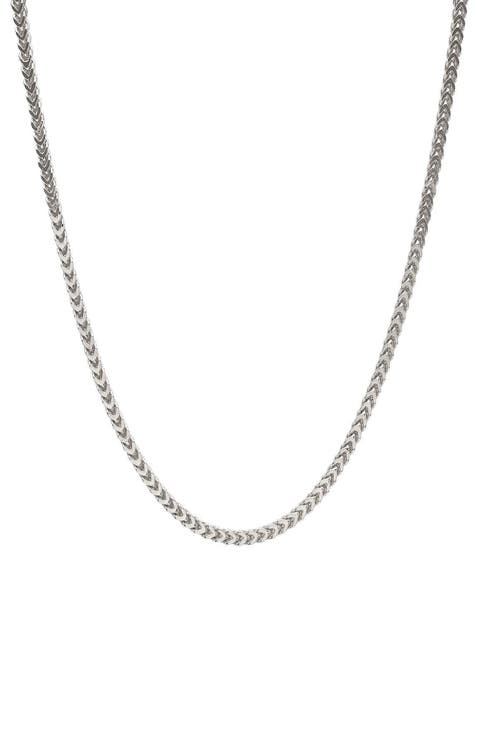 Sterling Silver Snake Chain Necklace