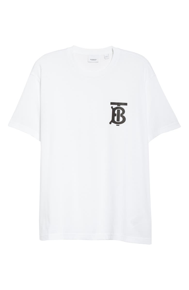 Burberry Emerson Monogram Logo Tee, Alternate, color, 