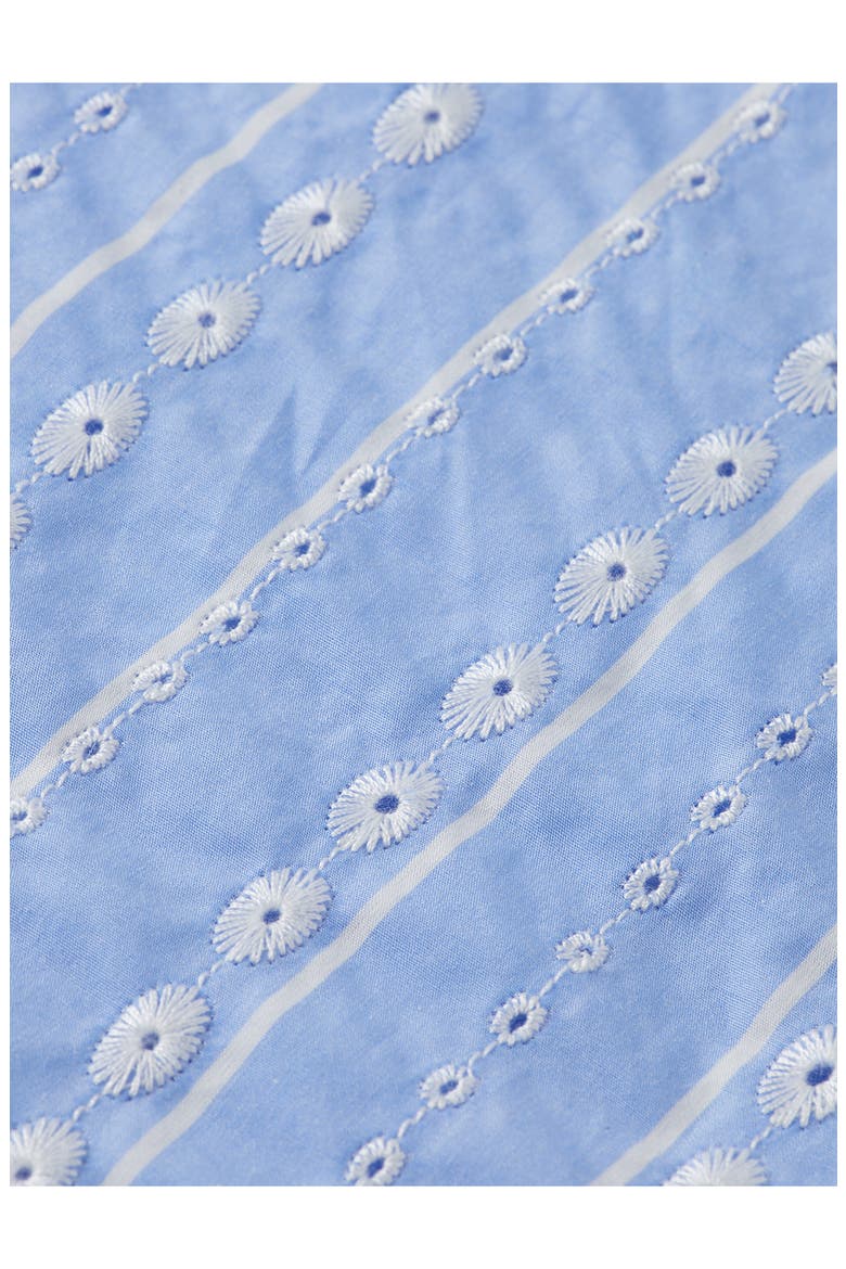 Embroidered Cotton Camp Shirt, Alternate, color, SKY BLUE