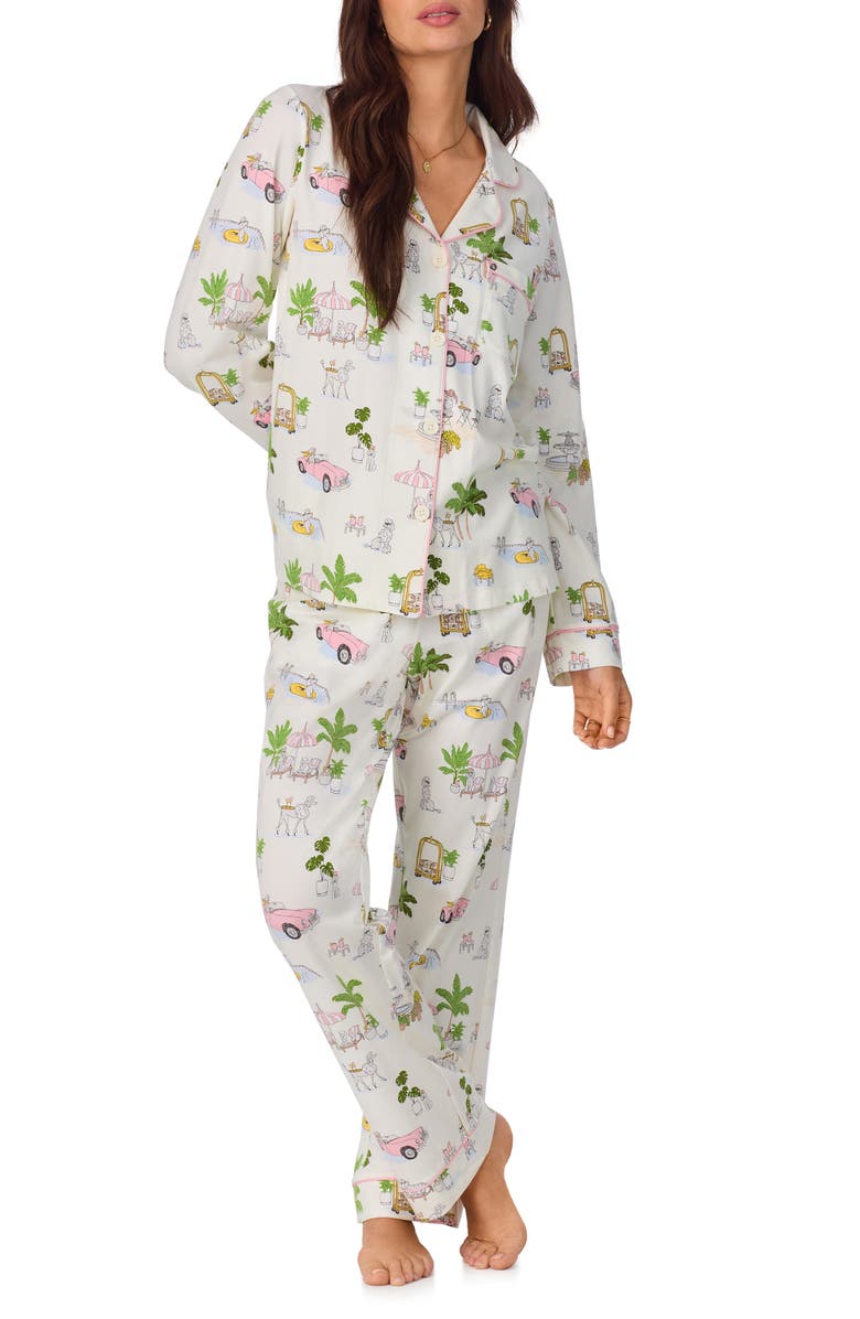 BedHead Pajamas Print Long Pajamas, Main, color, 