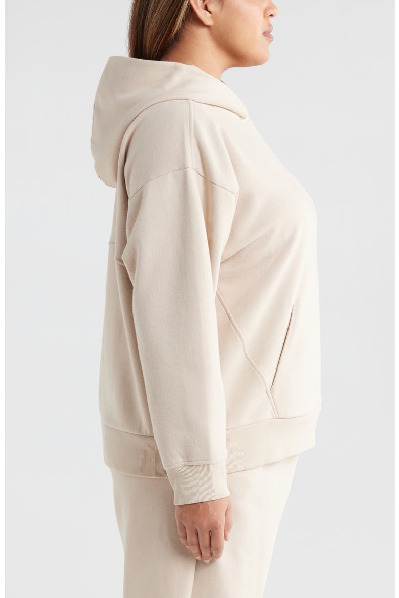 Ultra Cozy Fleece Hoodie, Alternate, color, TAN OXFORD