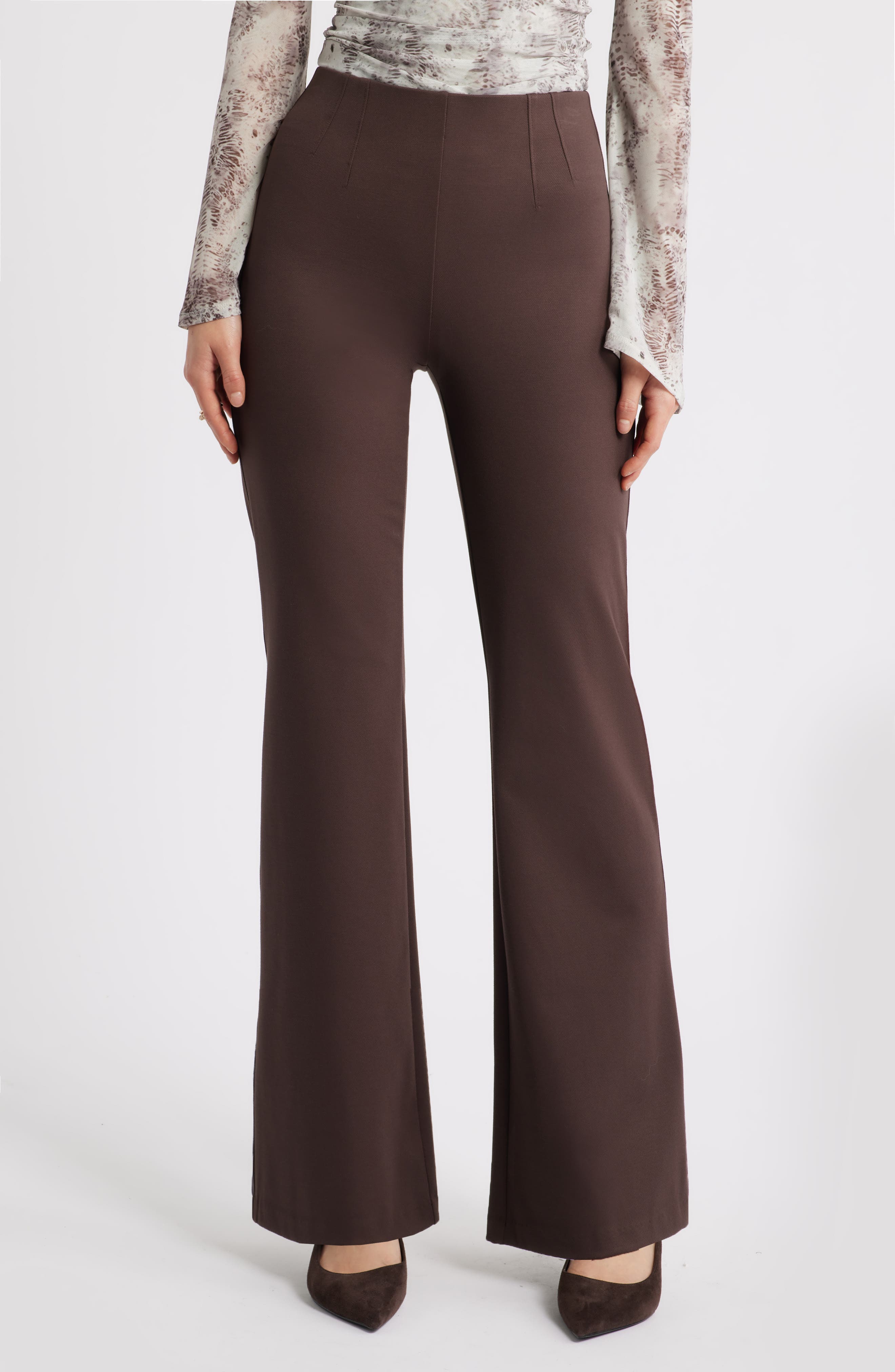 High Waist Flare Pants - image 3