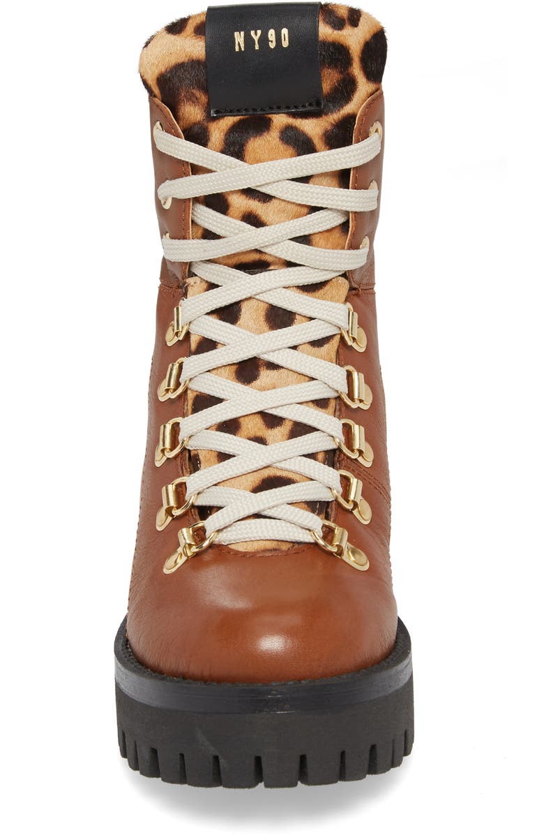 Steve Madden Boom Hiker Boot with Genuine Calf Hair, Alternate, color,