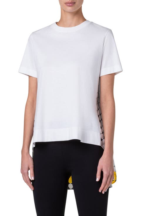 Skyscraper High-Low Cotton T-Shirt