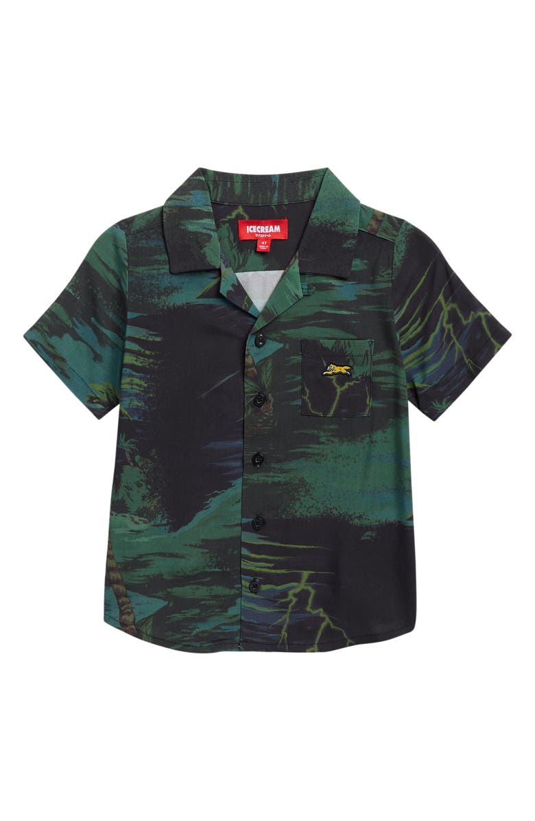 ICECREAM Kids' Camp Shirt, Main, color, Hawaiian