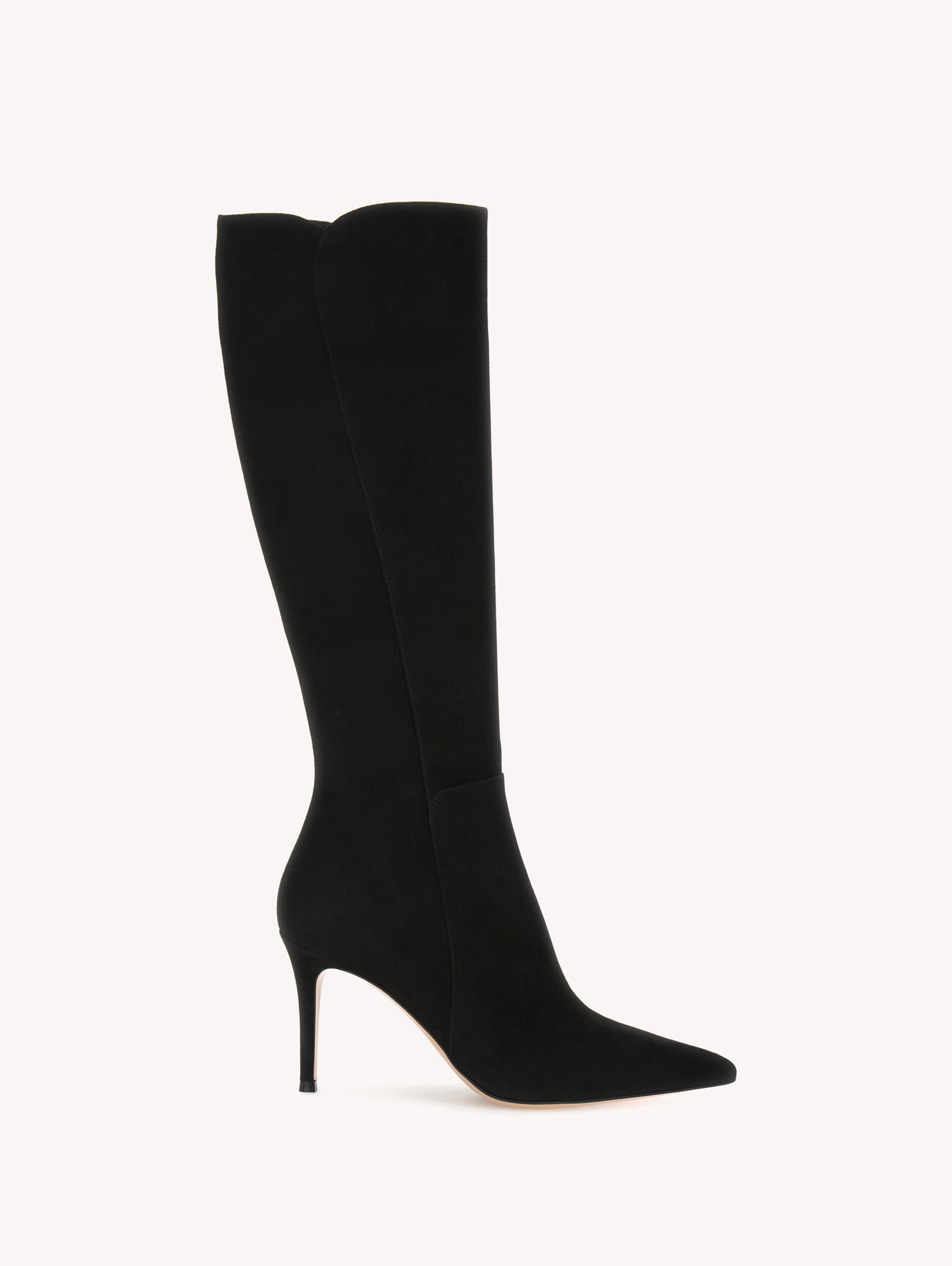 Levy Boot, Main, color, Black Suede Leather