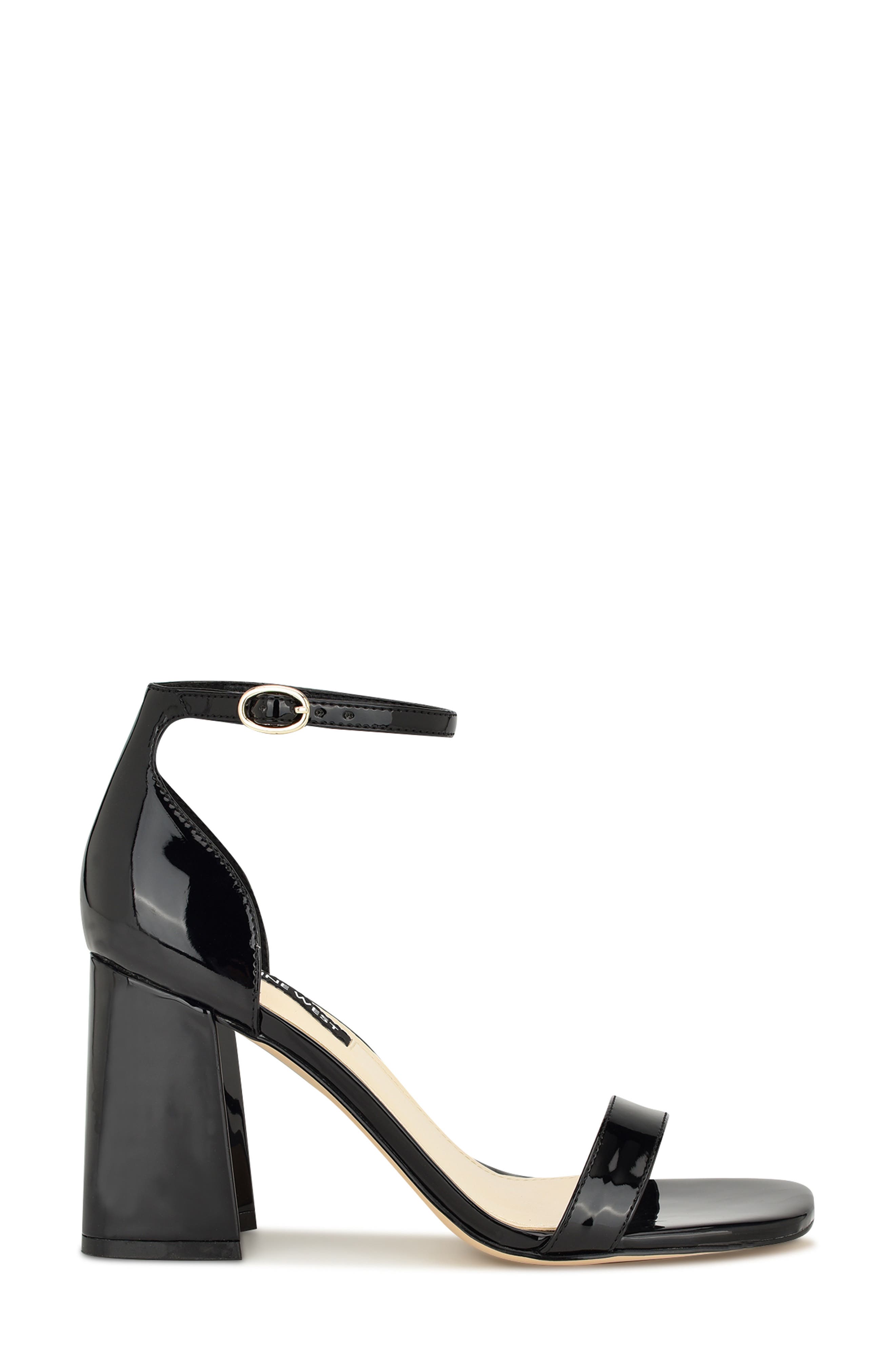 Nine West Ilea Patent Ankle Strap Sandal, Alternate, color, 