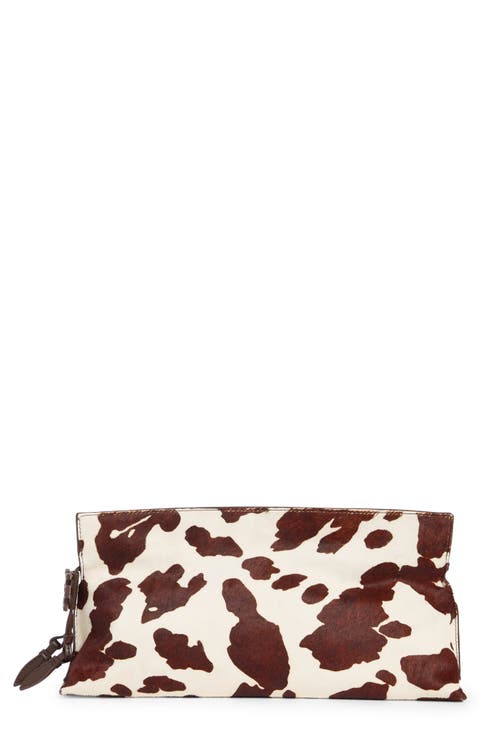 Poppy Oversize Drawstring Clutch