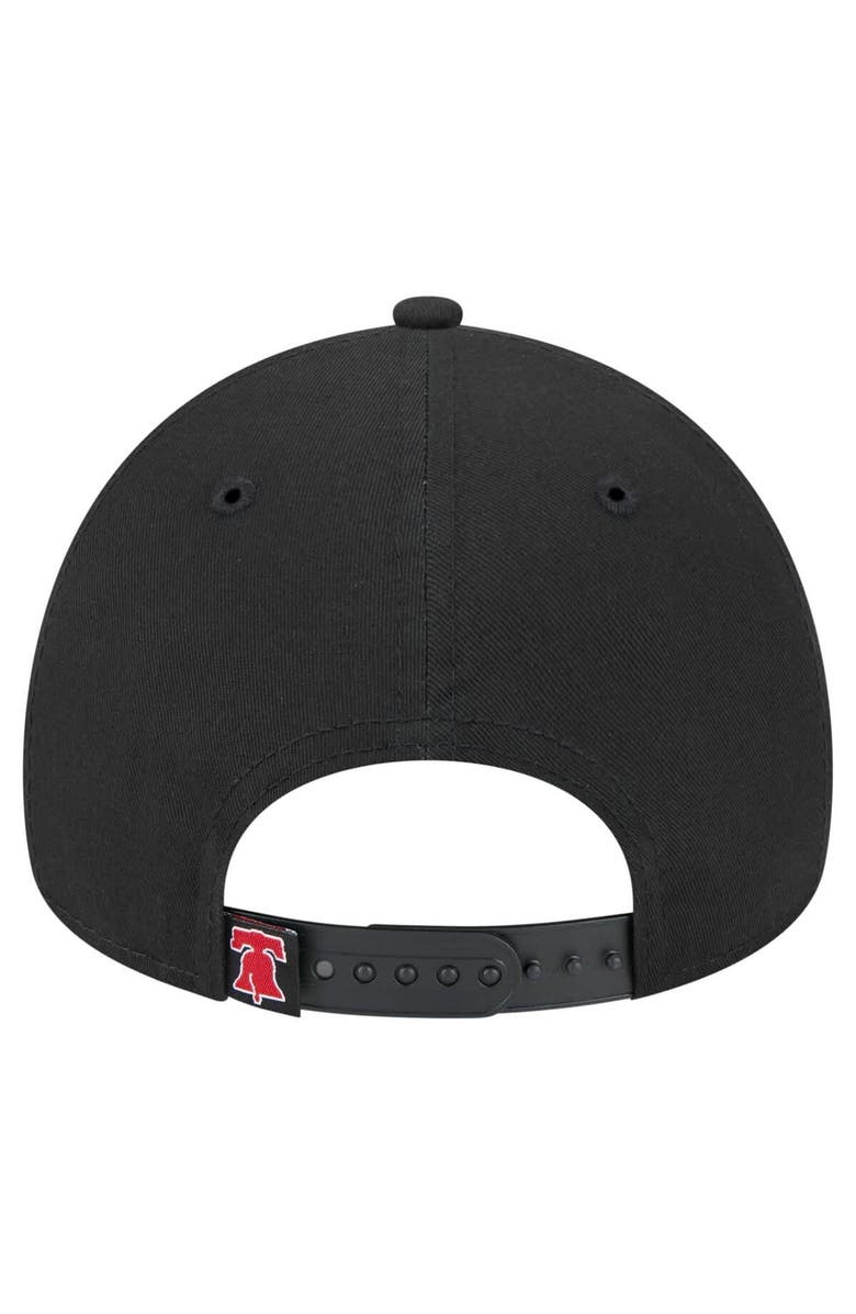 New Era Men's New Era Black Philadelphia Phillies 9FORTY A-Frame Adjustable Hat, Alternate, color, 